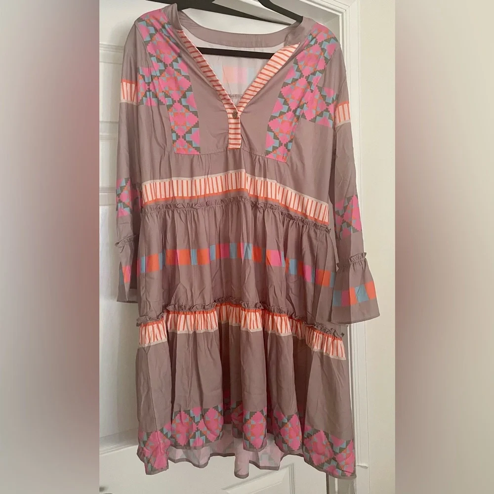 NEW Festival Vibes Tunic Dress - Picture 4 of 8